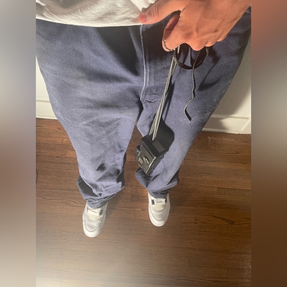 Navy Blue Ben Davis Work Pants - Picture 4 of 15